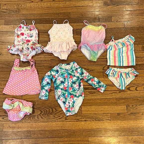 Other - Used girls Bathing Suits - size 24 months